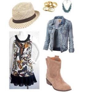 Betsey Johnson butterfly print dress