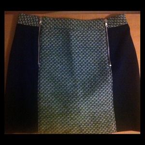 Mini Skirt w/zipper accents