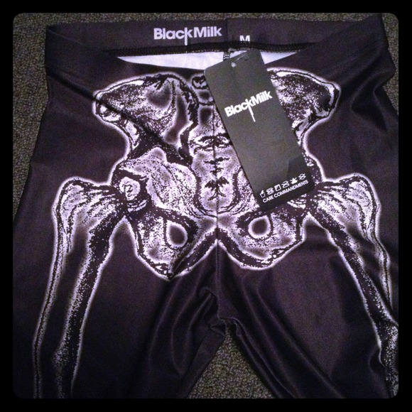 BRAND NEW WITH TAGS BlackMilk Bones 2.0 leggings!