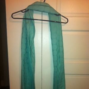 Turquoise scarf