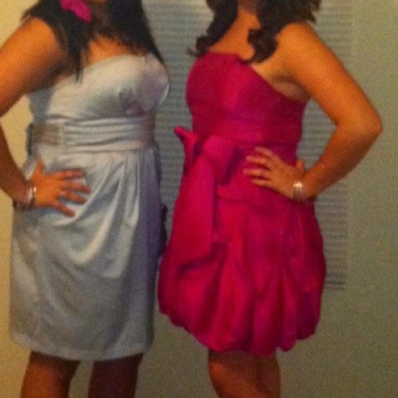 Dressy Magenta bubble dress - Picture 4 of 4