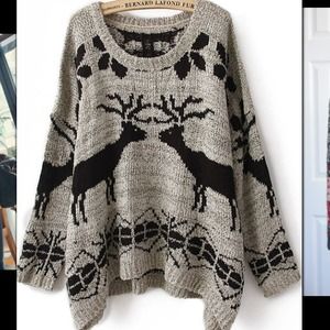 Cute raindeer sweater