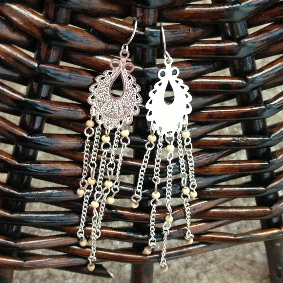 Delicate hippie earrings