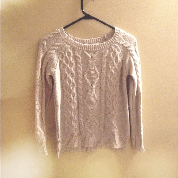 Cream colored sweater