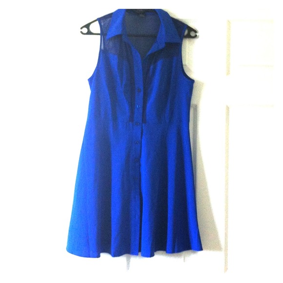 Royal blue dress