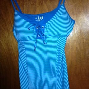 Teal tank top