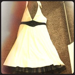 Beautiful black and white dress for any occasion