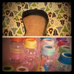 Airplane Baby Boppy Pillow & Cute Baby Bottles!!
