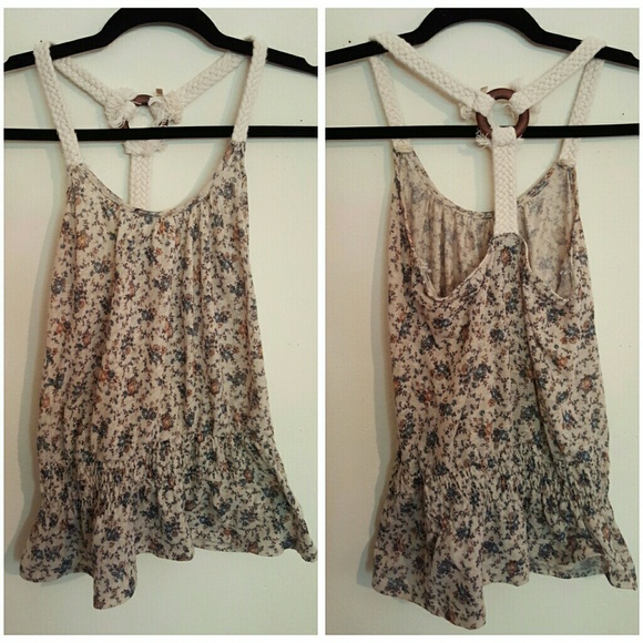 Tops - Floral Peplum Top