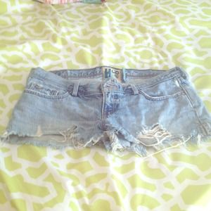 Hollister jean shorts