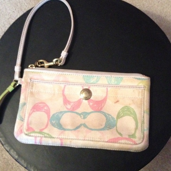 Authentic coach wristlet