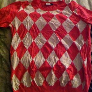 Argyle Sweater Tee