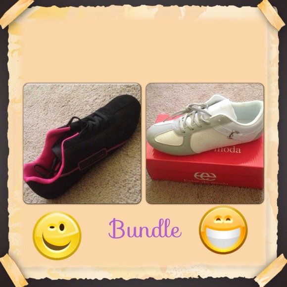 Bundle of sneakers