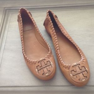 Tori burch khaki flats