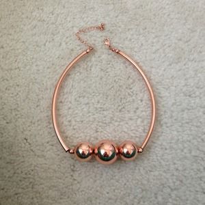 Rose gold necklace