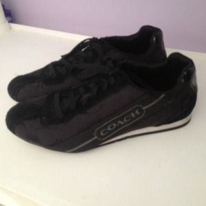 **REDUCED** Black Coach Tennis Shoes