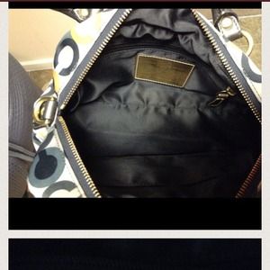 Colorful authentic coach hobo bag