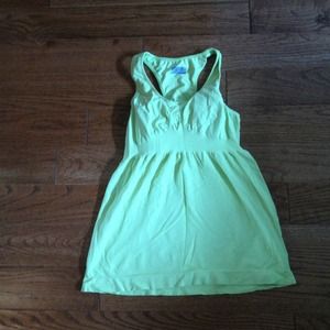 Lime green workout tank
