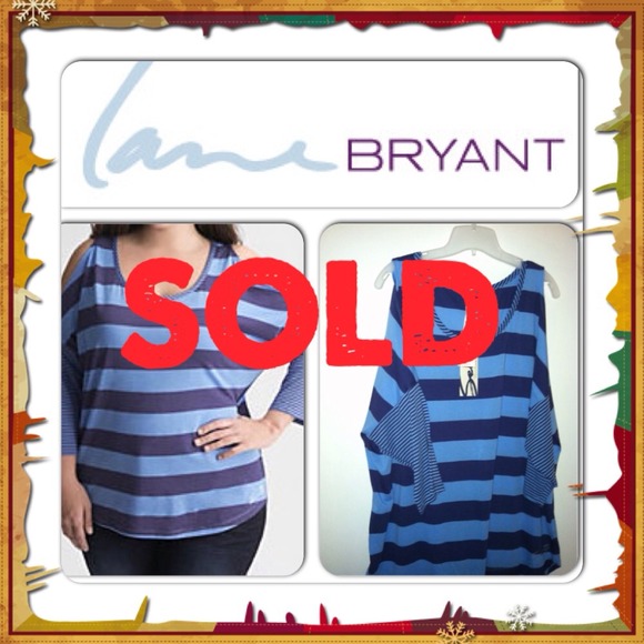 **SOLD**  Seven 7 (Lane Bryant) 18/20 Striped Top