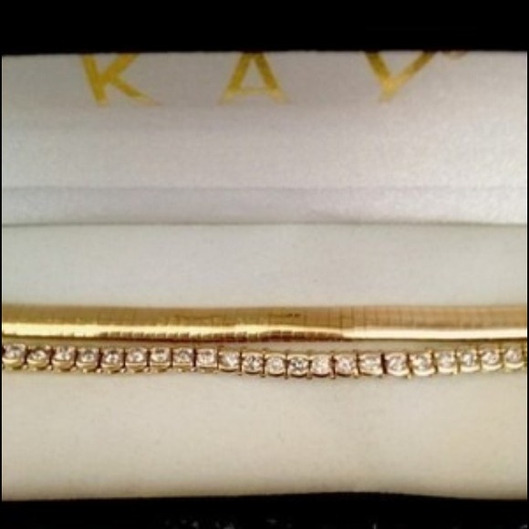 💎5 CTTW Diamond Tennis Bracelet & Omega Bracelet