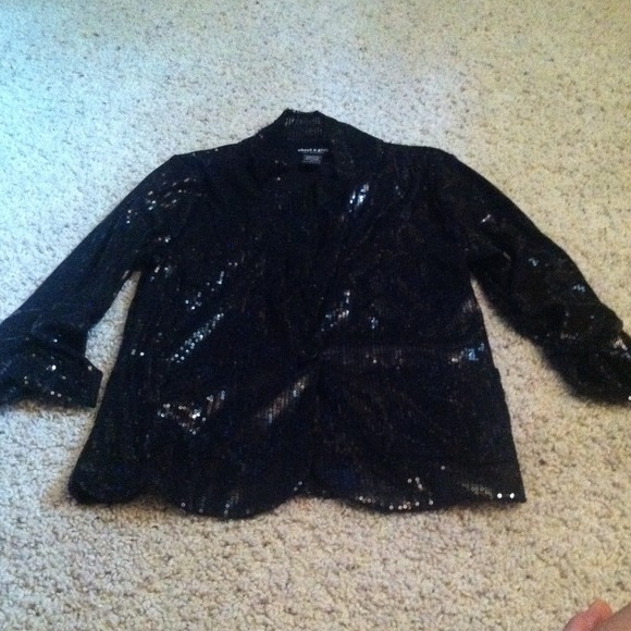 Black sequins jacket