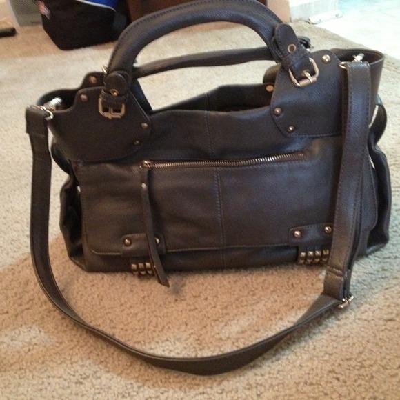 Miztique brand gray cross body bag