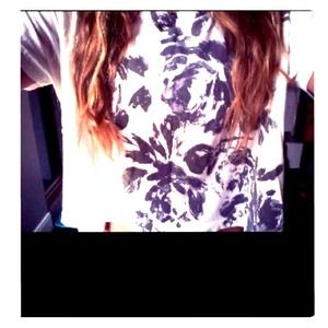 Floral high low crop top -O'neill-