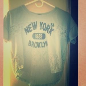 Brooklyn Rue21 lace t-shirt
