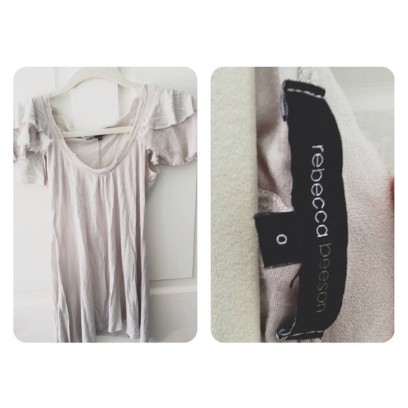 Rebecca Beeson Grey Blouse
