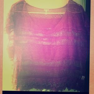 All lace Pac Sun top.