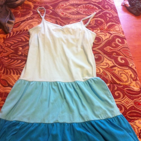 Blue dress