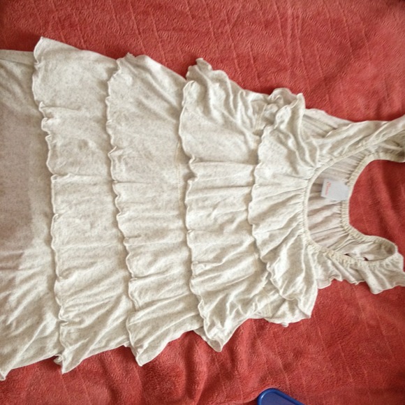 Cream Ruffle Top - Picture 2 of 3