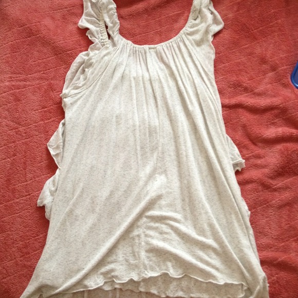 Cream Ruffle Top - Picture 3 of 3