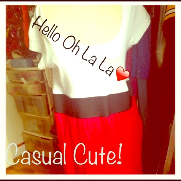 Cute color block dress🎀