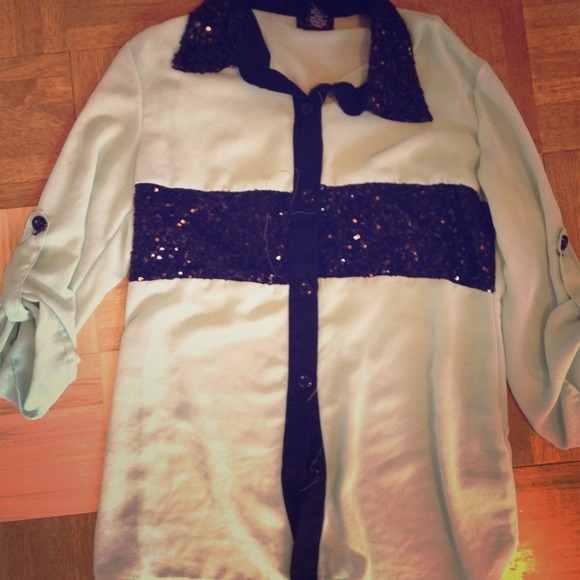 Top with sequins
