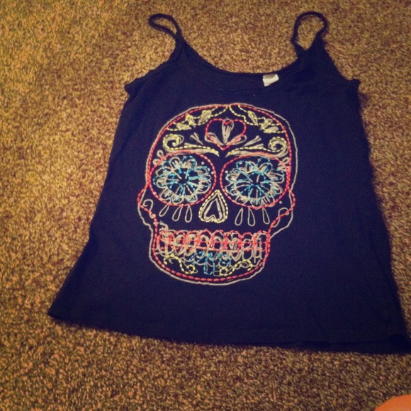 Sugar skull tank top