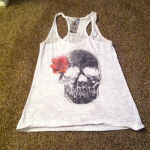Skull tank top