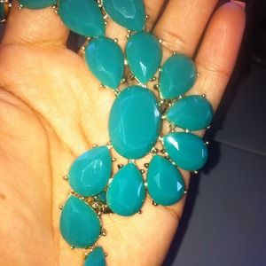 Turquoise statement necklace
