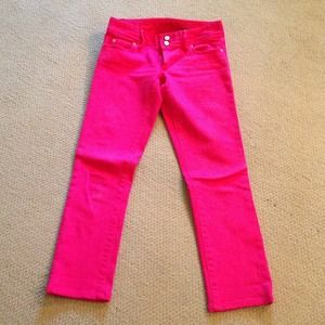 Hot pink modern fit ankle jeans - Lilly Pulitzer