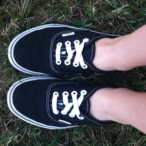 Black and white vans!