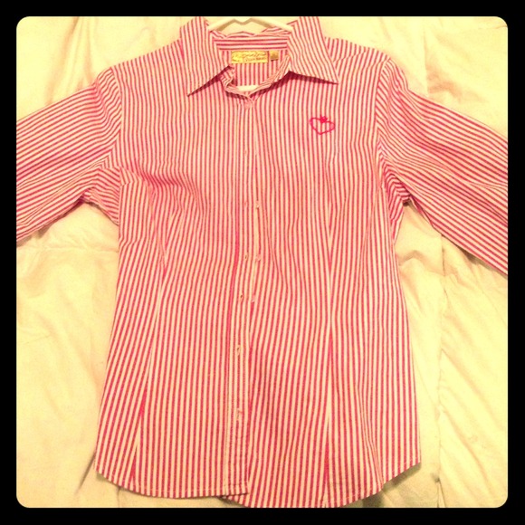 Cute pink with White Stripes