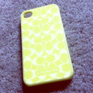 Lime iPhone 4/4S Coach case