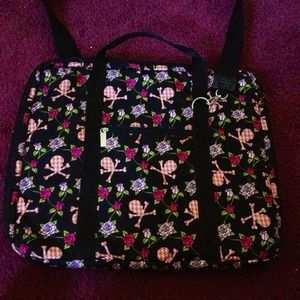 💀🌹ALDO Skull & Rose Print 15" Laptop Bag 💀🌹
