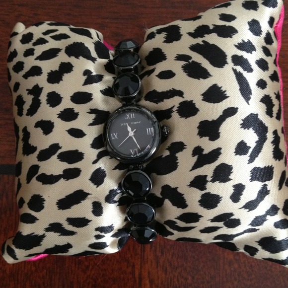 Betsey Johnson Black watch