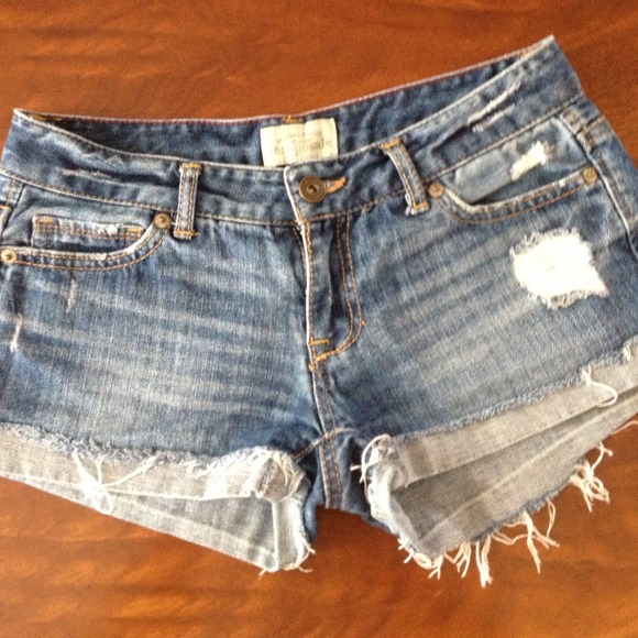 Aero denim shorts