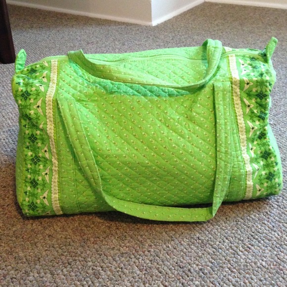 Handbags - Lime green duffle bag