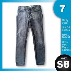 Light Grey Denim Jeans by INDIGO REIN