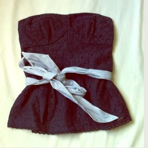 Abercrombie Lace Strapless Top