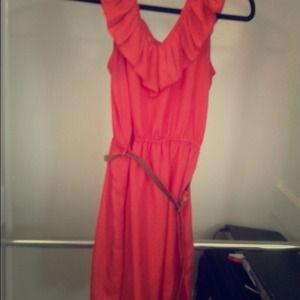 Lowered! Flattering belted sundress