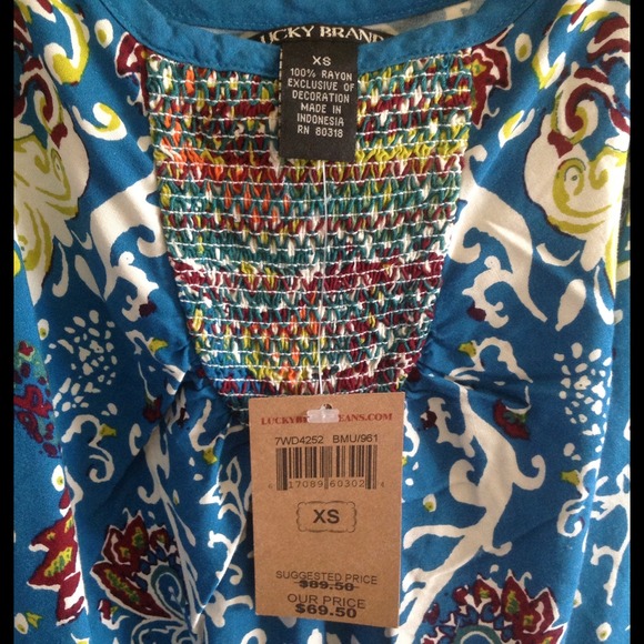 Lucky Brand 🍀 boho dress NWT - Picture 2 of 3